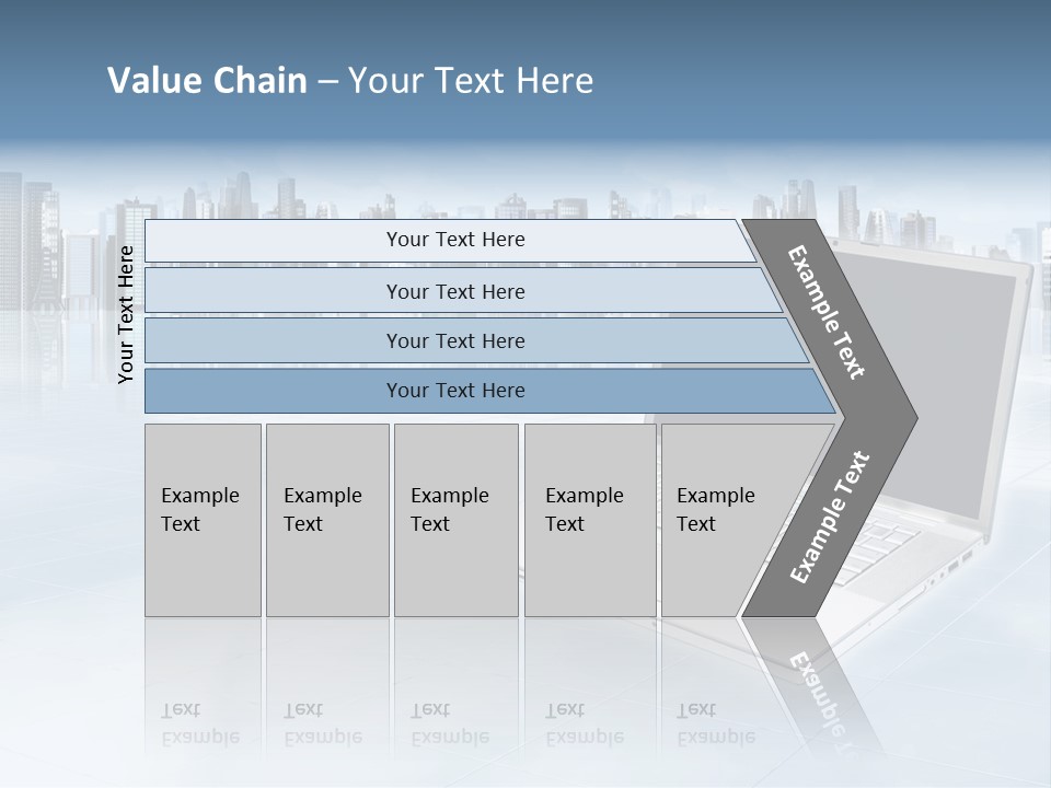 Laptop Blank Object PowerPoint Template