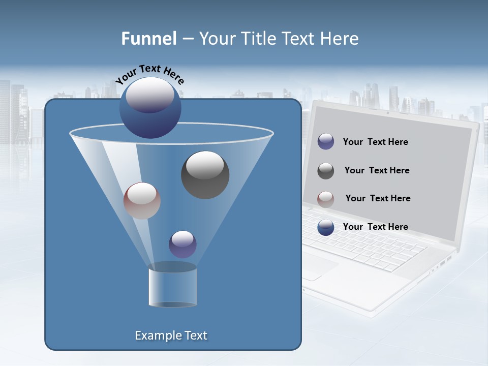 Laptop Blank Object PowerPoint Template