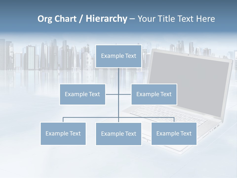Laptop Blank Object PowerPoint Template