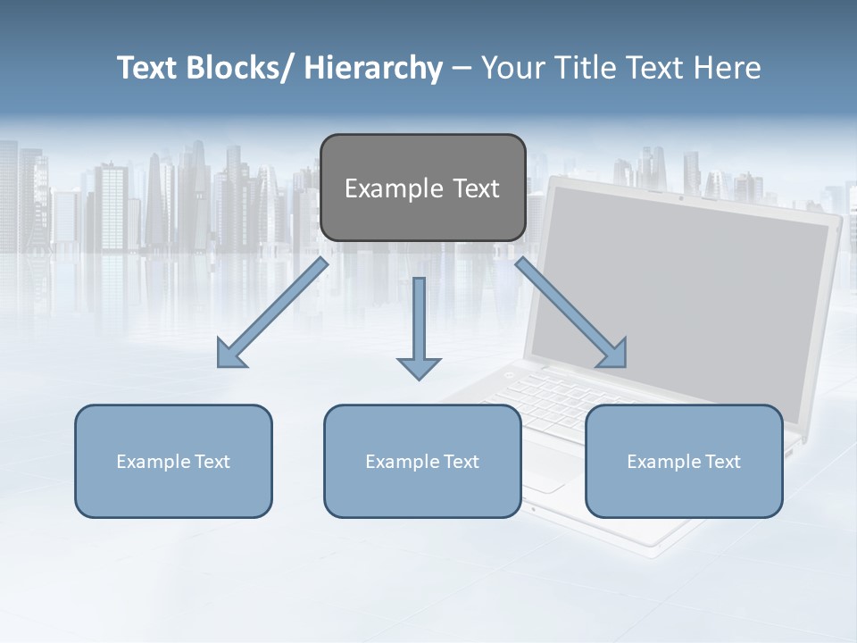 Laptop Blank Object PowerPoint Template