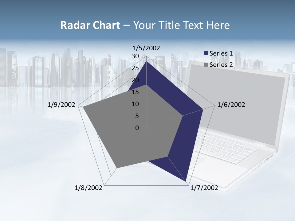 Laptop Blank Object PowerPoint Template