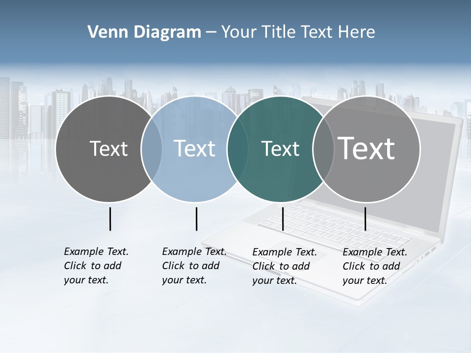 Laptop Blank Object PowerPoint Template