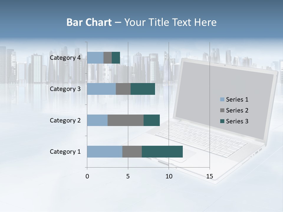 Laptop Blank Object PowerPoint Template