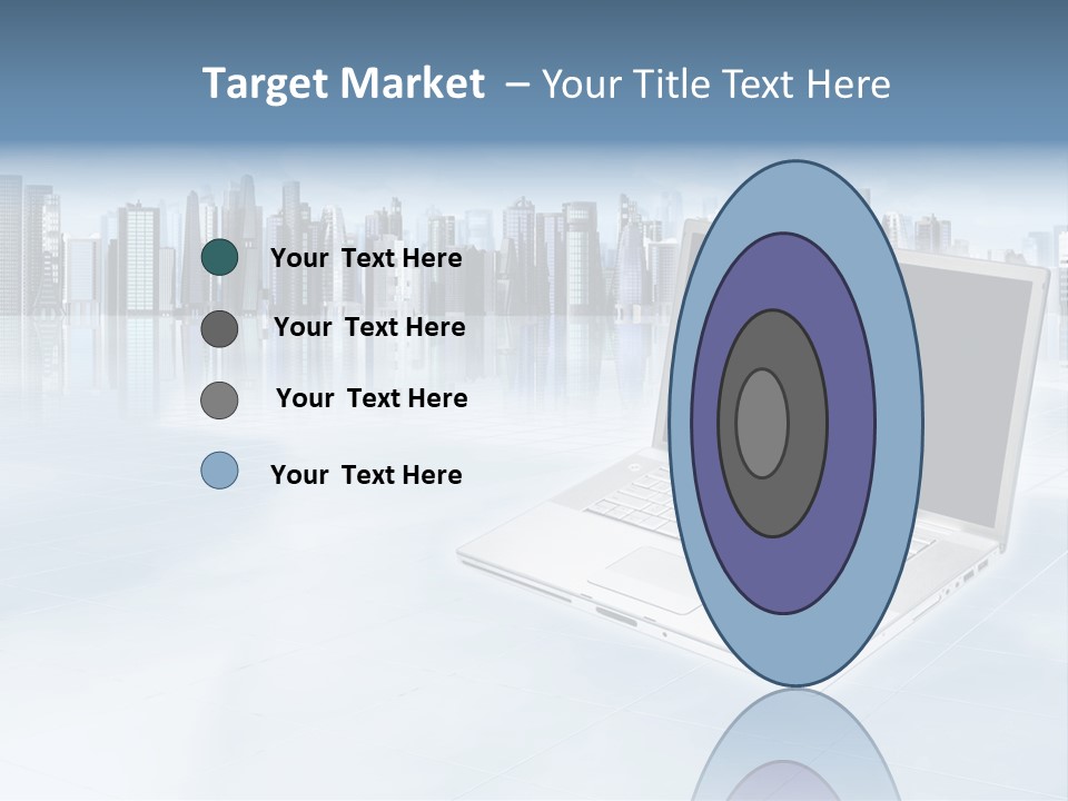 Laptop Blank Object PowerPoint Template