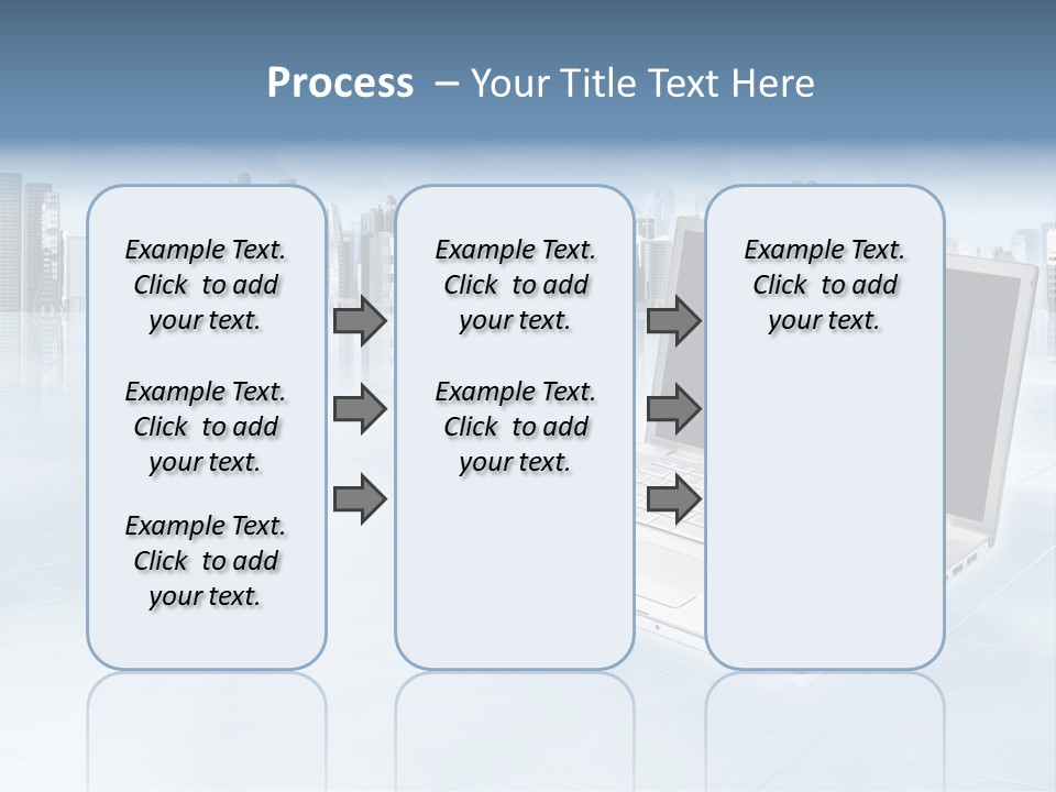 Laptop Blank Object PowerPoint Template