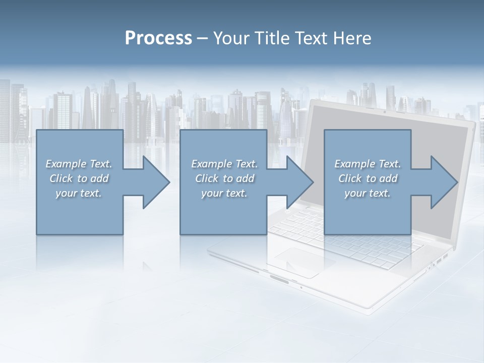Laptop Blank Object PowerPoint Template