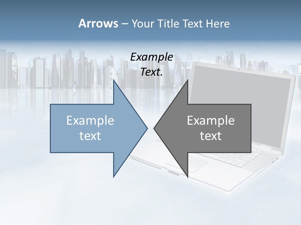 Laptop Blank Object PowerPoint Template
