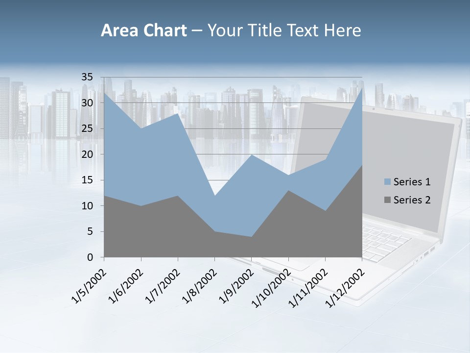 Laptop Blank Object PowerPoint Template