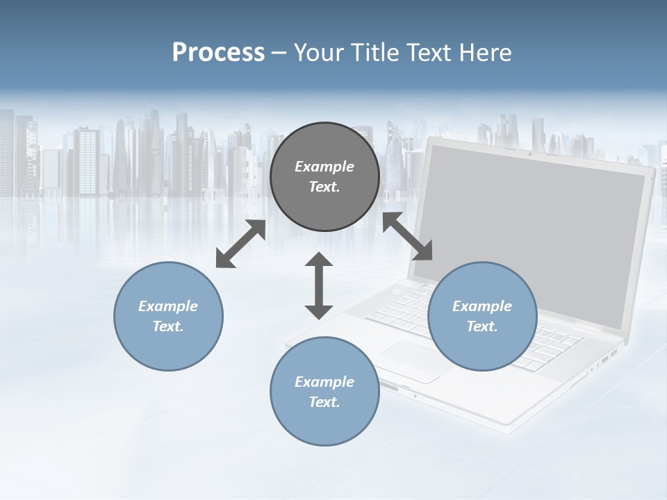 Laptop Blank Object PowerPoint Template