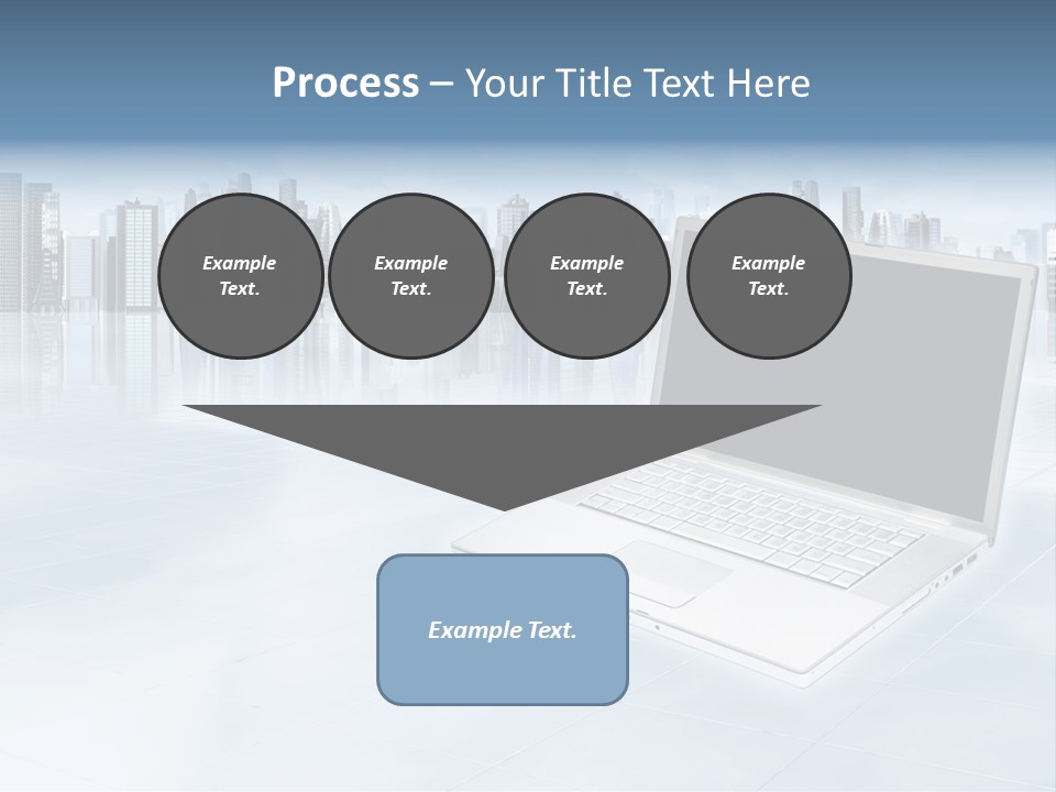 Laptop Blank Object PowerPoint Template