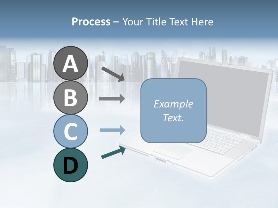 Laptop Blank Object PowerPoint Template