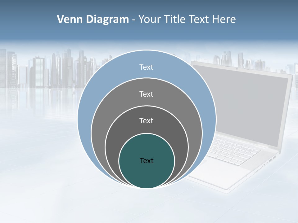 Laptop Blank Object PowerPoint Template