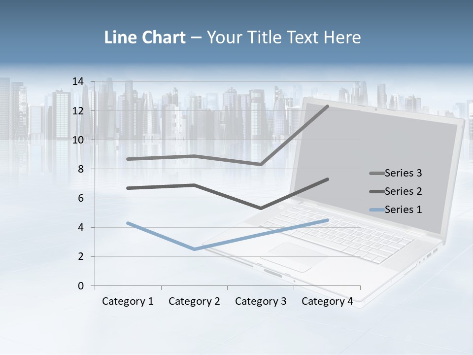 Laptop Blank Object PowerPoint Template
