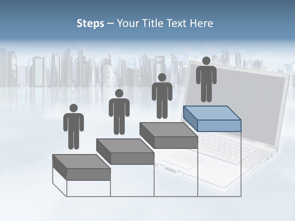 Laptop Blank Object PowerPoint Template