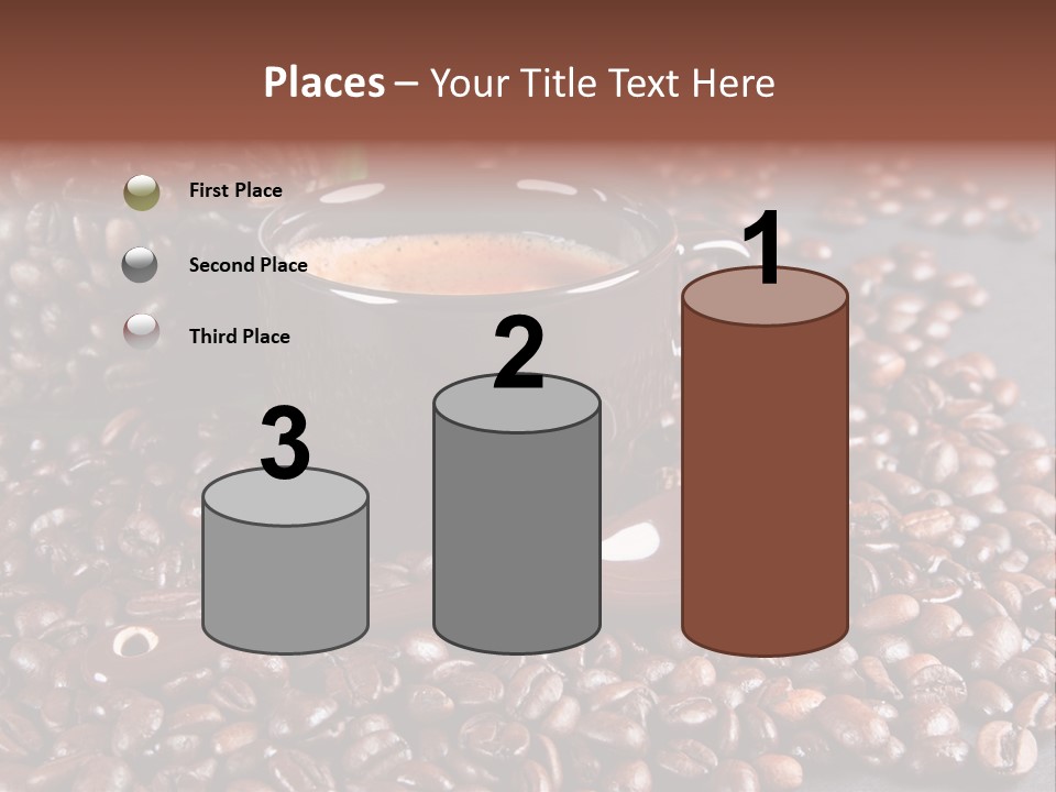 Tasse Stimulation Bureau PowerPoint Template