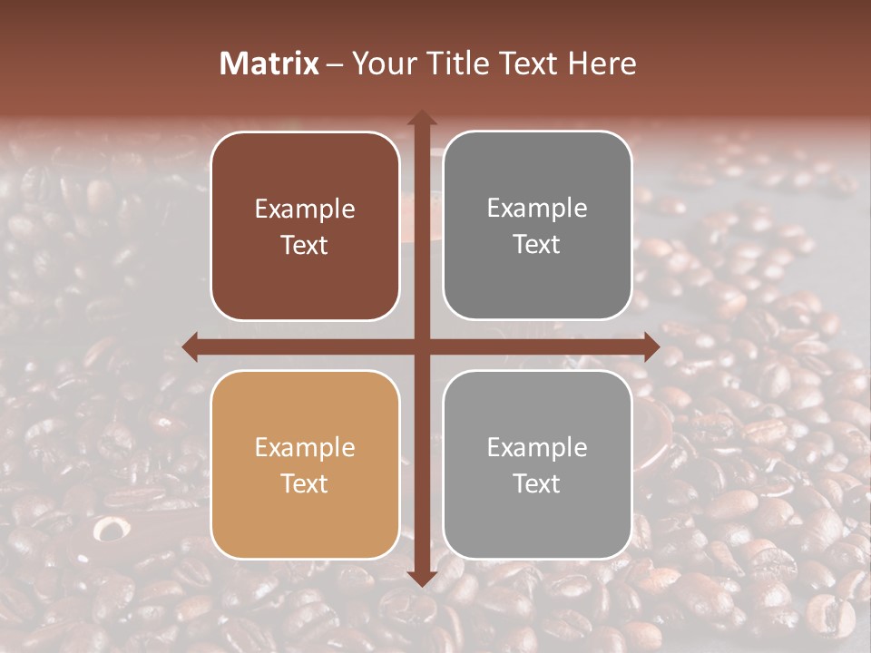 Tasse Stimulation Bureau PowerPoint Template