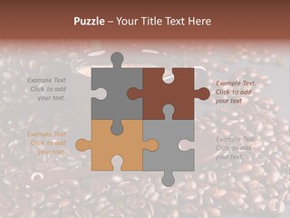 Tasse Stimulation Bureau PowerPoint Template