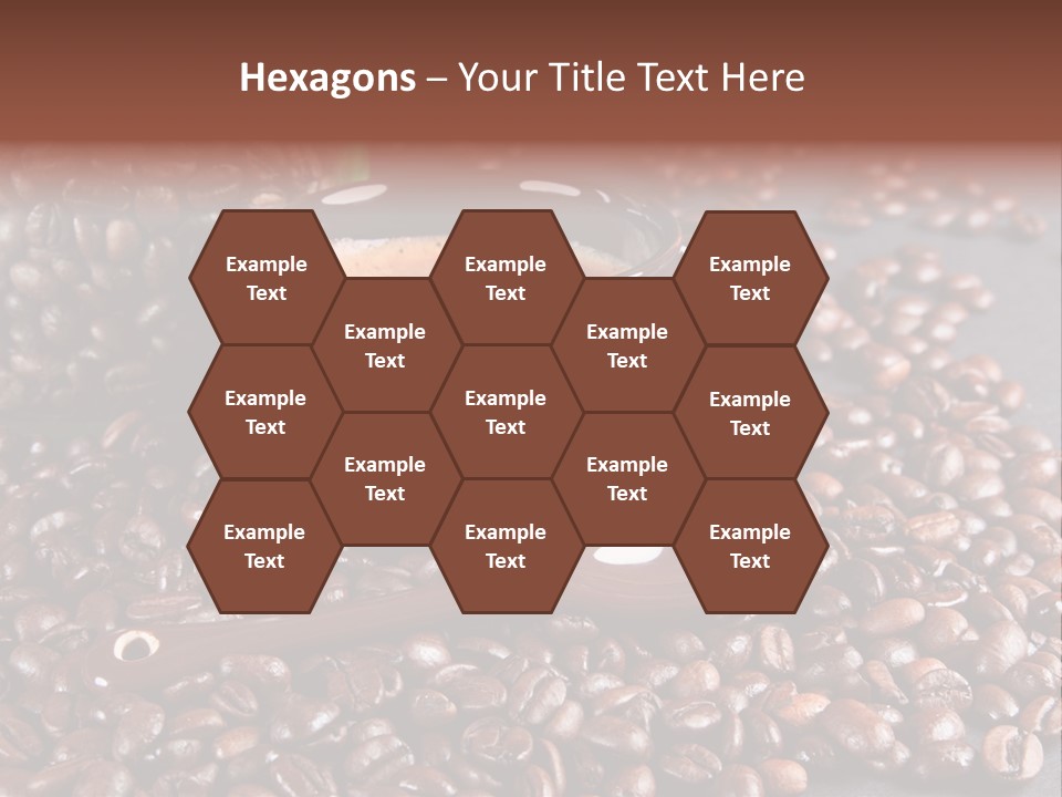 Tasse Stimulation Bureau PowerPoint Template
