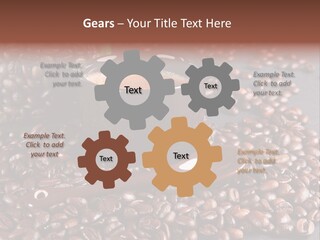 Tasse Stimulation Bureau PowerPoint Template