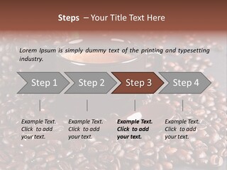 Tasse Stimulation Bureau PowerPoint Template