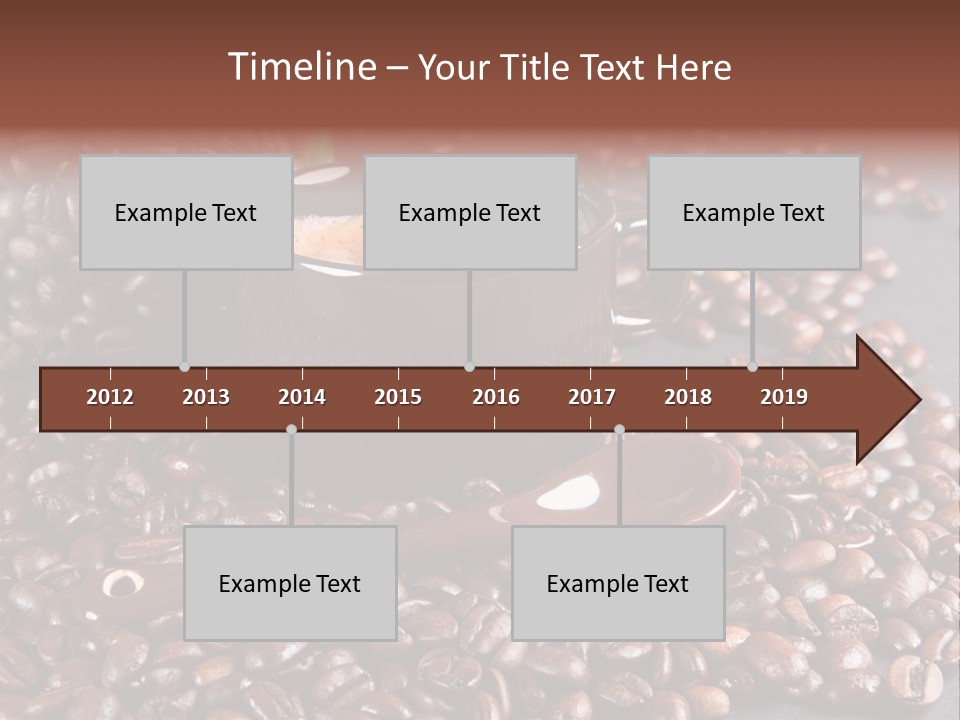 Tasse Stimulation Bureau PowerPoint Template
