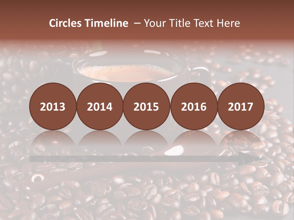 Tasse Stimulation Bureau PowerPoint Template