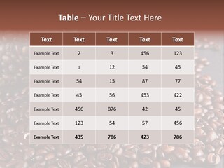 Tasse Stimulation Bureau PowerPoint Template