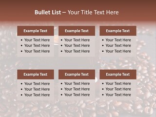Tasse Stimulation Bureau PowerPoint Template