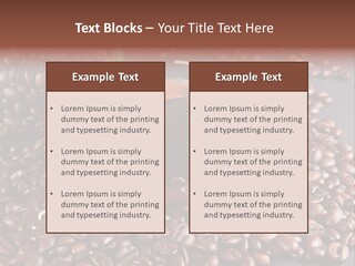 Tasse Stimulation Bureau PowerPoint Template