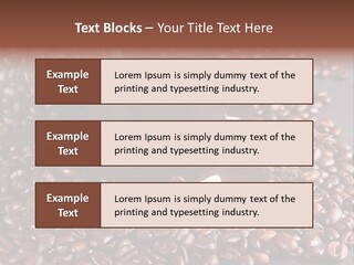 Tasse Stimulation Bureau PowerPoint Template