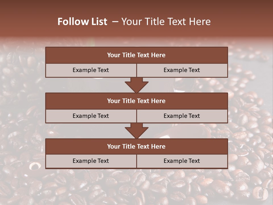 Tasse Stimulation Bureau PowerPoint Template