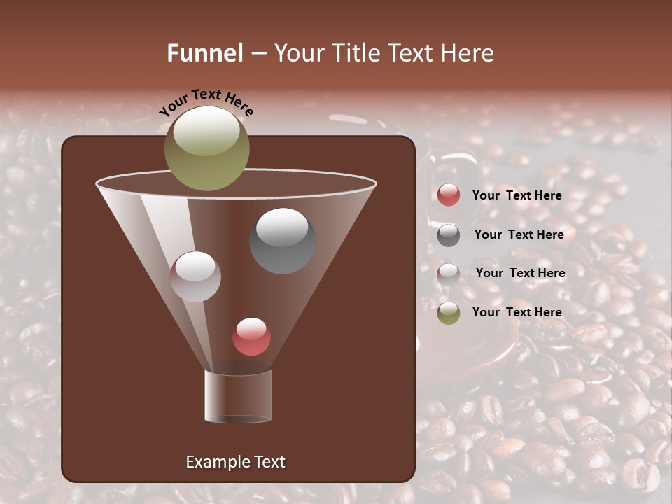 Tasse Stimulation Bureau PowerPoint Template