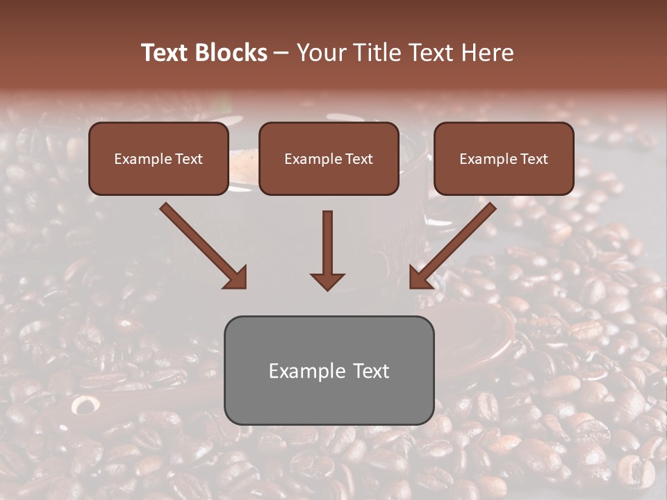 Tasse Stimulation Bureau PowerPoint Template