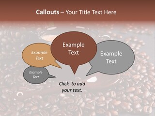 Tasse Stimulation Bureau PowerPoint Template