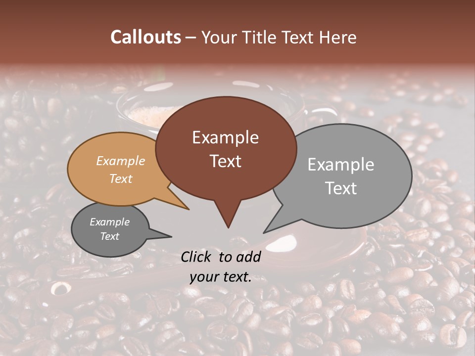 Tasse Stimulation Bureau PowerPoint Template