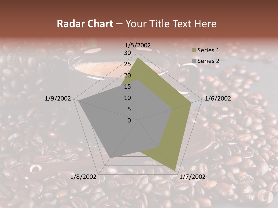 Tasse Stimulation Bureau PowerPoint Template