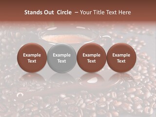 Tasse Stimulation Bureau PowerPoint Template