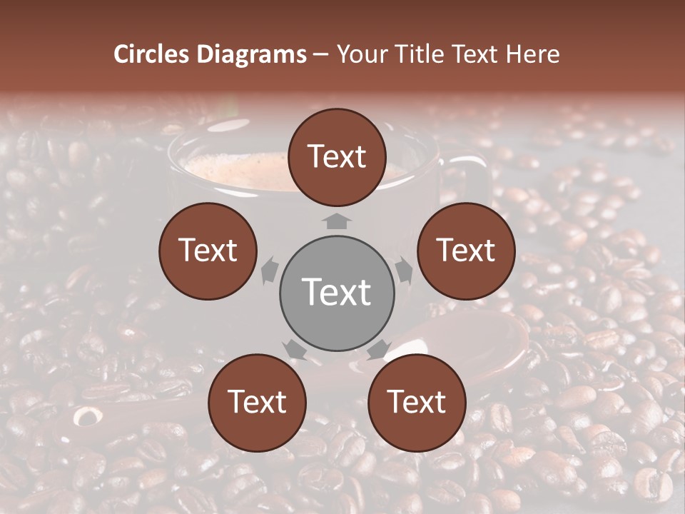Tasse Stimulation Bureau PowerPoint Template