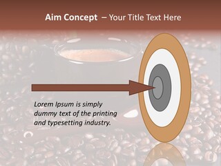 Tasse Stimulation Bureau PowerPoint Template
