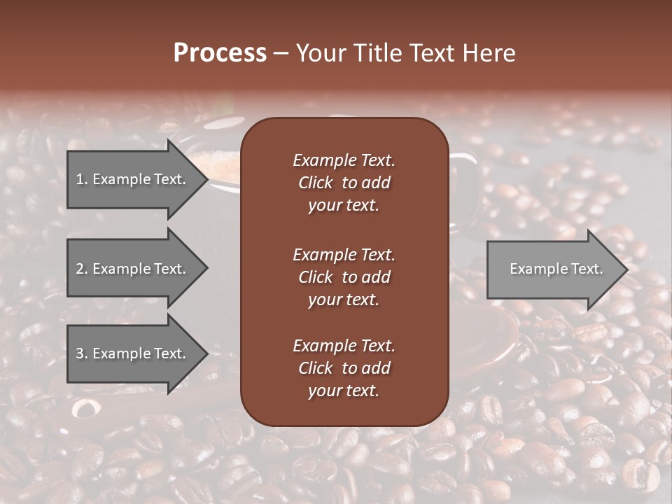 Tasse Stimulation Bureau PowerPoint Template