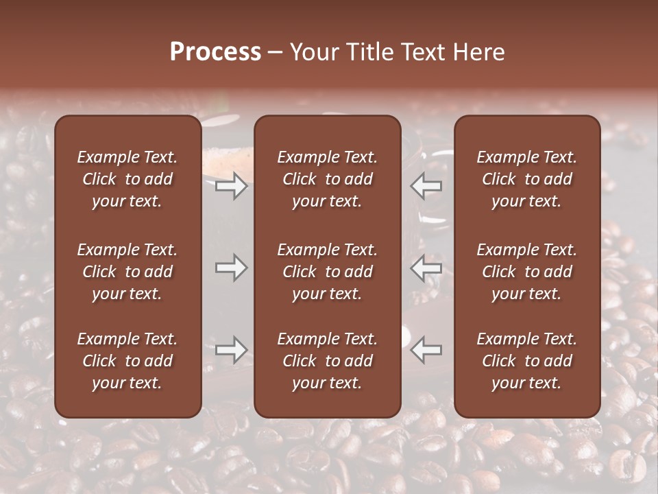 Tasse Stimulation Bureau PowerPoint Template