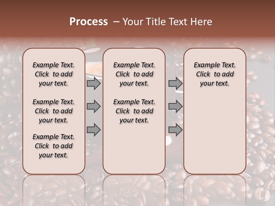 Tasse Stimulation Bureau PowerPoint Template