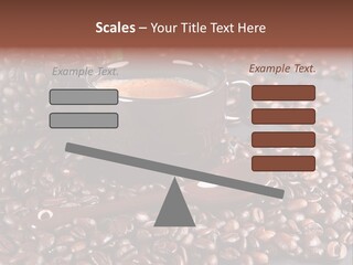 Tasse Stimulation Bureau PowerPoint Template
