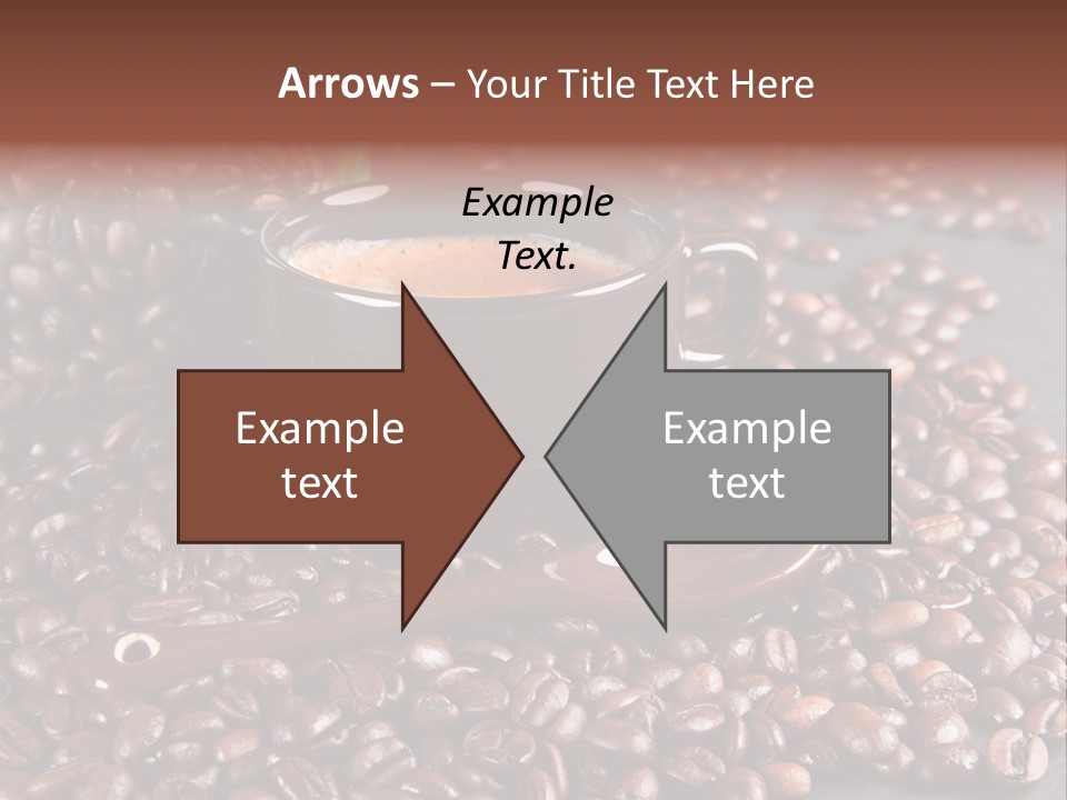 Tasse Stimulation Bureau PowerPoint Template