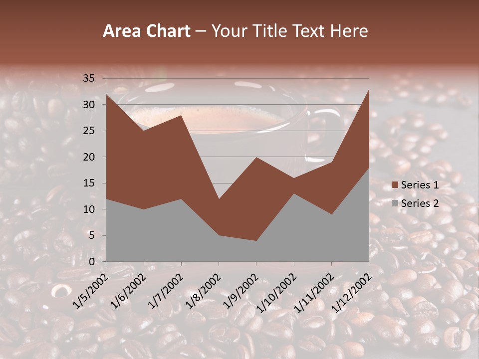 Tasse Stimulation Bureau PowerPoint Template