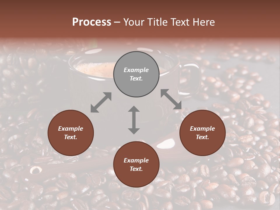 Tasse Stimulation Bureau PowerPoint Template