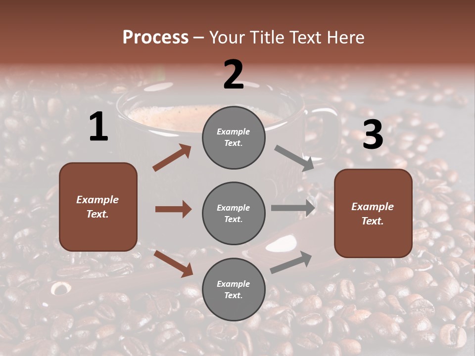 Tasse Stimulation Bureau PowerPoint Template
