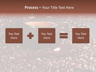 Tasse Stimulation Bureau PowerPoint Template