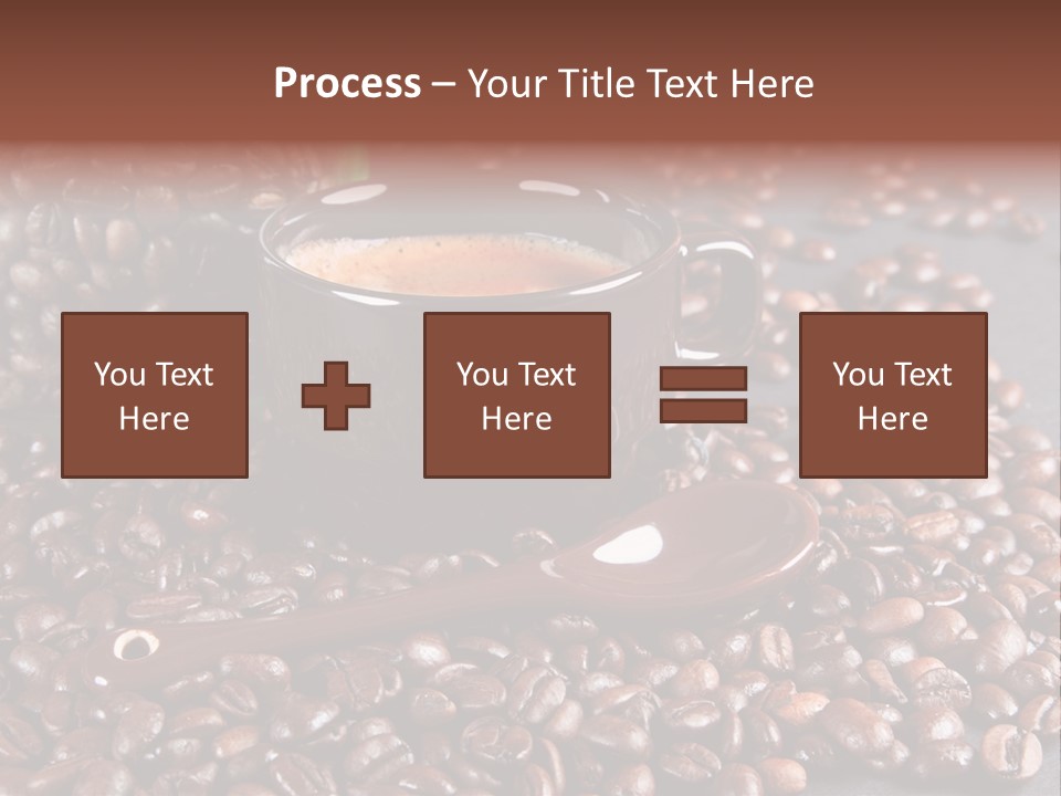 Tasse Stimulation Bureau PowerPoint Template