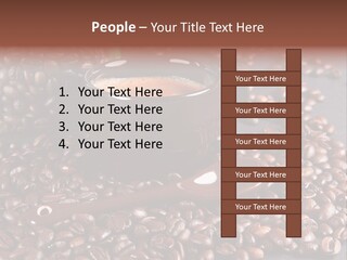 Tasse Stimulation Bureau PowerPoint Template